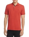 Burberry Regular Fit Polo Shirt In Pale Russet