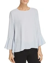 Vince Camuto Cascade Bell-sleeve Top - 100% Exclusive In Chalk Blue