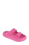 Mia Libbie Slide Sandal In Hot Pink