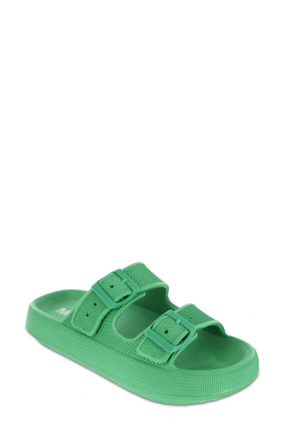 Mia Libbie Slide Sandal In Green