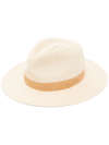 Rag & Bone Women's City Straw Fedora In Natural