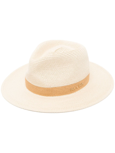 Rag & Bone Women's City Straw Fedora In Natural