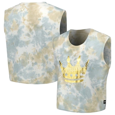 The Wild Collective Blue Charlotte Fc Tie-dye Jersey Tank Top