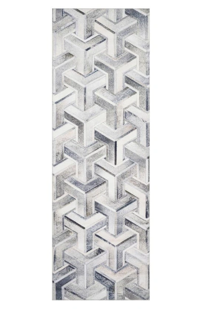 Loloi Maddox Collection Rug In Silver / Ivory