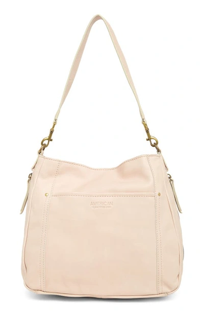 American Leather Co. Austin Shoulder Bag In Stone