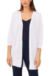 Halogen Side Slit Cardigan In Bright White