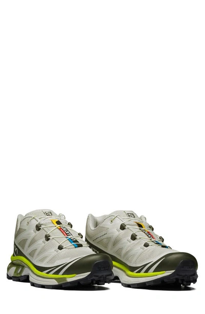 Salomon Xt-6 Adv Sneaker In Lunar Rock/ Magnet