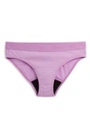 Tomboyx Period Proof Moderate Absorbency Bikini In Sugar Violet