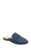 Lisa Vicky Enrichx Loafer Mule In Dark Blue