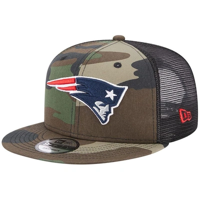 New Era Camo New England Patriots Classic Trucker 9fifty Snapback Hat