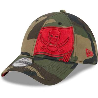 New Era Camo Tampa Bay Buccaneers  Punched Out 39thirty Flex Hat