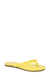 Yosi Samra Rivington Stud Flip Flop In Yellow