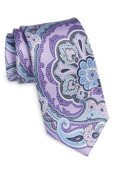 Nordstrom Paisley Silk Tie In Purple