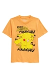 Tucker + Tate Kids' Cotton Graphic T-shirt In Orange Feather Pikachu