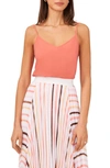 Halogen V-neck Woven Camisole In Faded Rose