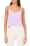 Halogen V-neck Woven Camisole In Purple Rose
