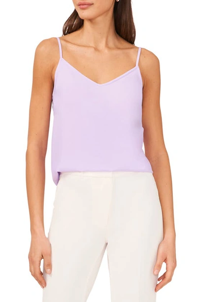 Halogen V-neck Woven Camisole In Purple Rose
