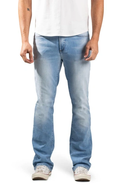 Monfrere Clint Bootcut Jeans In Light Indigo