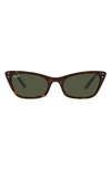 Ray Ban Lady Burbank 55mm Cat Eye Sunglasses In Havana