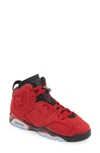 Jordan Kids' Air  6 Retro High Top Sneaker In Varsity Red/ Black