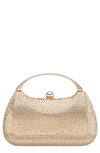 Nina Brando Clutch In Gold Met