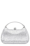 Nina Brando Clutch In Silver Met