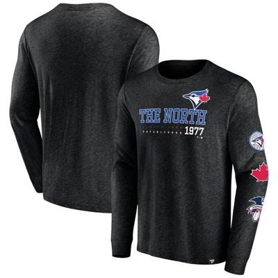 Fanatics Branded Black Toronto Blue Jays High Whip Pitcher Long Sleeve T-shirt
