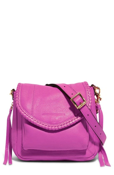 Aimee Kestenberg Mini All For Love Convertible Leather Crossbody Bag In Fuchsia