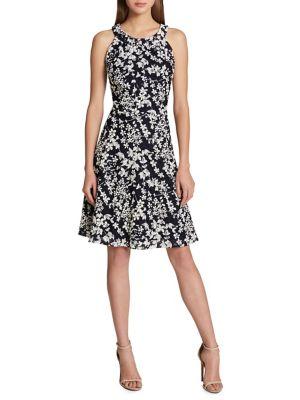 tommy hilfiger navy floral dress