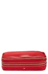 Anya Hindmarch Make-up Recycled Nylon Cosmetics Zip Pouch In Red