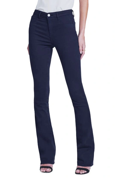 L'agence Selma Sleek Baby Bootcut Jeans In Midnight