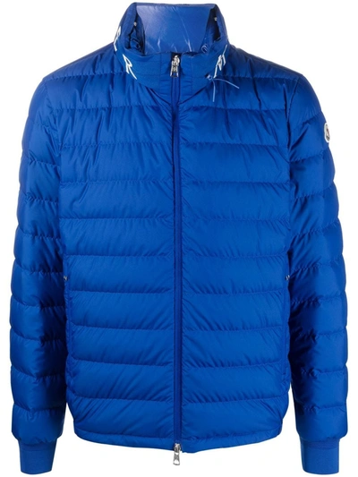 Moncler Akio Puffer Jacket In Blue