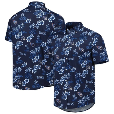 Reyn Spooner Navy Tennessee Titans Kekai Button-up Shirt