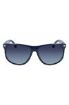 Cole Haan 60mm Straight Top Sunglasses In Navy