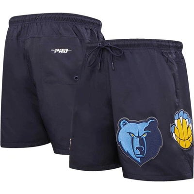 Pro Standard Navy Memphis Grizzlies Classics Woven Shorts