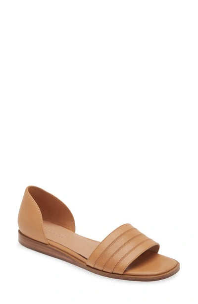 Madewell Brindle D'orsay Flat In Desert Camel
