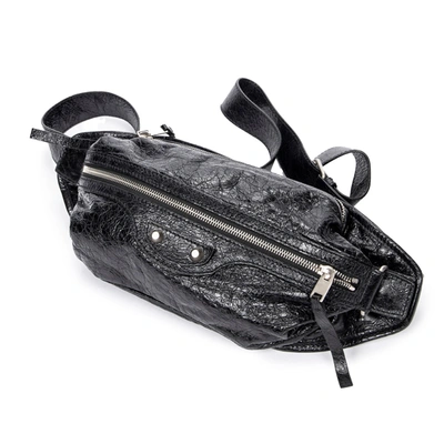 Balenciaga Black Nylon Neo Classic Medium Shoulder Bag