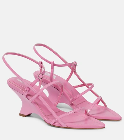 Gia Borghini Gia 26 Leather Sandals In Pink