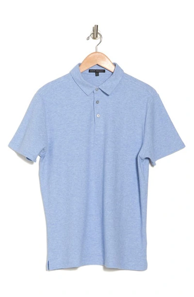 Robert Barakett Maywood Short Sleeve Polo In Light Blue