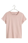 Madewell Northside Vintage Tee In Studio Mauve