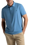 Hypernatural Mojave Supima® Cotton Blend Feather Jersey Polo In Blue Whale