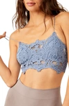 Free People Athena Scallop Crochet Bralette In Twinkling Perry