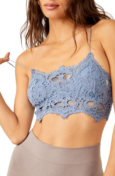 Free People Athena Scallop Crochet Bralette In Twinkling Perry