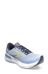 Brooks Glycerin Gts 20 Running Shoe In Light Blue/ Peacoat/ Nightlife