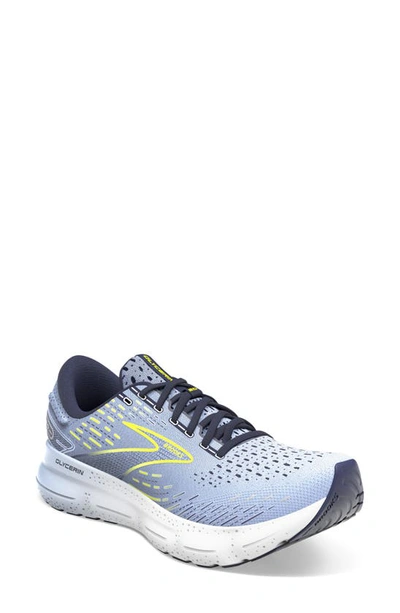 Brooks Glycerin 20 Running Shoe In Light Blue/ Peacoat/ Nightlife