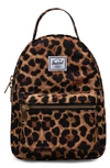 Herschel Supply Co Mini Nova Backpack In Leopard Black
