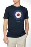 Ben Sherman Men's Signature Target Graphic Short-sleeve T-shirt In Dark Navy