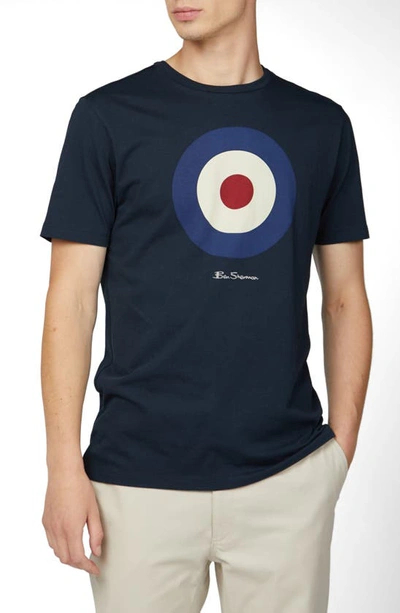 Ben Sherman Men's Signature Target Graphic Short-sleeve T-shirt In Dark Navy