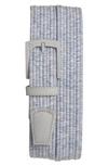 Cuater By Travismathew Cuater By Travismatthew Belt In Micro Chip/ Bel Air Blue