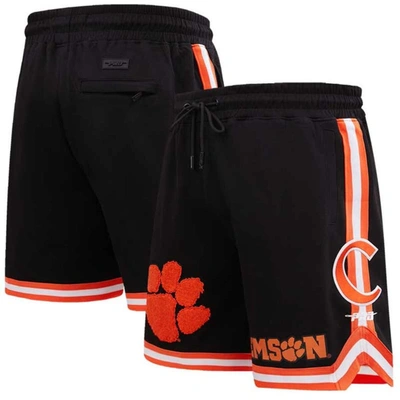 Pro Standard Black Clemson Tigers Classic Shorts